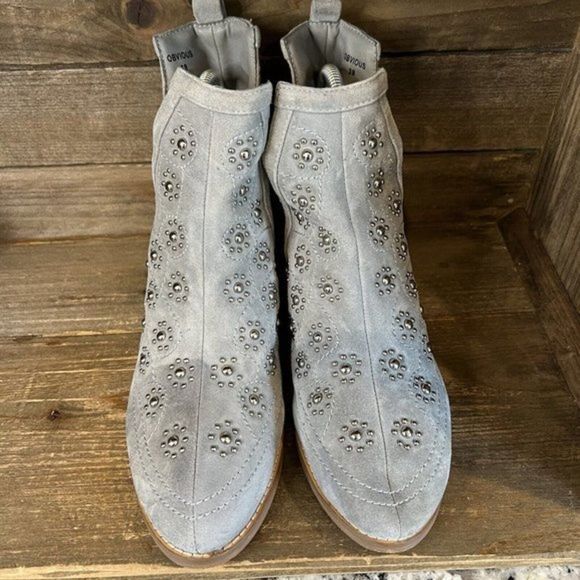 Womens Anthropologie‎ Silent D Laidback London Logan Booties Boots Size 38 7-7.5 - Picture 3 of 6